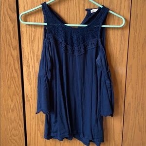 Open Shoulder Hollister Blouse